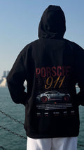 PORSCHE 911 BLACK HOODIE